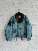 SUPREME X BLACKMEANS LEATHER BIKER JACKET