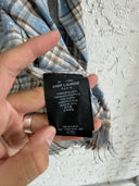 S/S 2016 SAINT LAURENT ‘SURF SOUND’ BLEACHED PLAID FLANNEL