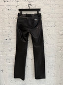CHROME HEARTS ‘FLEUR’ KNEE LEATHER PANTS
