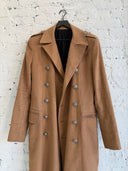 BALMAIN DOUBLE BREASTED ‘CAMEL’ COAT