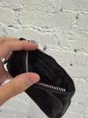 CHROME HEARTS LEATHER CROSS PATCH WALLET