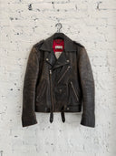 MAISON MARGIELA REPLICA 1950s ‘BOSTON PERFECTO’ LEATHER JACKET
