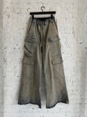 RICK OWENS DENIM ‘BELA CARGO’ PANTS