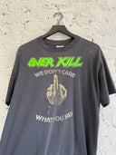 1987 OVERKILL ‘WE DONT CARE WHAT YOU SAY’ TEE