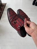 ERD MONK STRAP LEATHER MULES