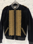 F/W 2016 YSL VELVET TEDDY OFFICER JACKET