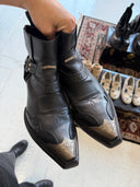 BALENCIAGA ‘SANTIAG’ HARNESS BOOTS