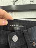 BALENCIAGA STONE WASH FLARED DENIM
