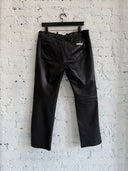 CHROME HEARTS ‘FLEUR KNEE’ LEATHER PANTS