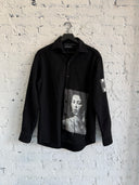 A/W 2017 ERD ‘PROSTITUTE’ PATCHWORK WOOL BUTTON UP