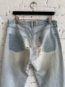 2004 MAISON MARGIELA ARTISANAL ‘EXPOSED ZIPPER’ JEANS