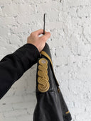 S/S 2015 SAINT LAURENT ‘PSYCH ROCK’ OFFICER LEATHER JACKET