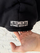 A/W 2017 VETEMENTS ‘TFD/ELEVEN INCH GUN CLUB’ REVERSIBLE HOODIE