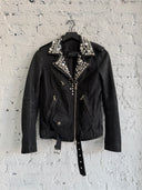 S/S 2011 BALMAIN STUDDED LEATHER RIDER JACKET