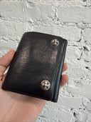 CHROME HEARTS LEATHER TRI-FOLD WALLET
