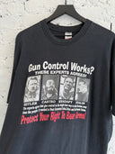 1990s ‘GUN CONTROL WORKS?’ TEE
