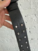 ANN DEMUELEMEESTER BLACK STUDDED BELT