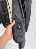 S/S 2018 RICK OWENS DRKSHDW WAX COATED ‘EXPLODER’ PARKA