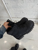 BALENCIAGA BLACK CANVAS STRIKE BOOT