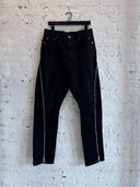 RICK OWENS BANANA CUT BOLAN DENIM