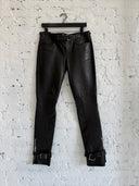 F/W 2013 SAINT LAURENT SAMPLE LEATHER BIKER PANTS