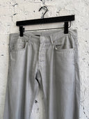S/S 2006 DIOR SILVER COATED GLITTER DENIM