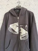S/S 2025 ERD ‘HOLY BIBLE’ ASSEMBLAGE ZIP UP