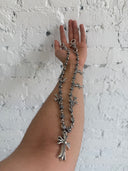 CHROME HEARTS CROSS PENDANT 26 IN CROSS BALL WALLET CHAIN