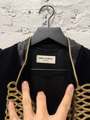 F/W 2016 YSL VELVET TEDDY OFFICER JACKET