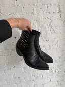 SAINT LAURENT STUDDED ‘LUKAS’ BOOTS