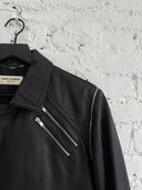 F/W 2015 SAINT LAURENT MULTI ZIP LEATHER JACKET