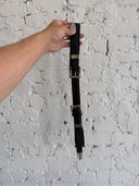 ERD DOUBLE ROSE BUCKLE BLACK BELT