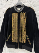 F/W 2016 YSL VELVET TEDDY OFFICER JACKET
