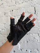 CAROL CHRISTIAN POELL LEATHER BIKER GLOVES