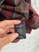 F/W 2013 SAINT LAURENT PLAID FLANNEL