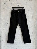 CHROME HEARTS SELVEDGE FLEUR KNEE JEANS