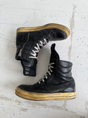 2006 RICK OWENS BLACK LEATHER ‘DUNKS’