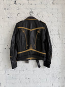 S/S 2015 SAINT LAURENT ‘PSYCH ROCK’ OFFICER LEATHER JACKET