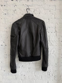 A/W 2005 DIOR ‘IN THE MORNING’ FLORAL MOTO LEATHER JACKET