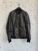 RICK OWENS NYLON FLIGHT JACKET