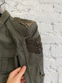 S/S 2010 BALMAIN PADDED SHOULDER MILITARY SHIRT