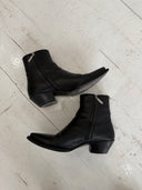 SAINT LAURENT LUKAS LEATHER BOOTS