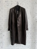 RICK OWENS LEATHER COAT