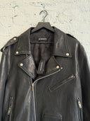 ANN DEMEULEMEESTER LEATHER PERFECTO JACKET