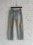 2004 MAISON MARGIELA ARTISANAL ‘EXPOSED ZIPPER’ JEANS