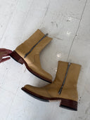 MAISON MARGIELA LEATHER MID CALF BOOTS