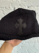 CHROME HEARTS CASHMERE CROSS PATCH BEANIE