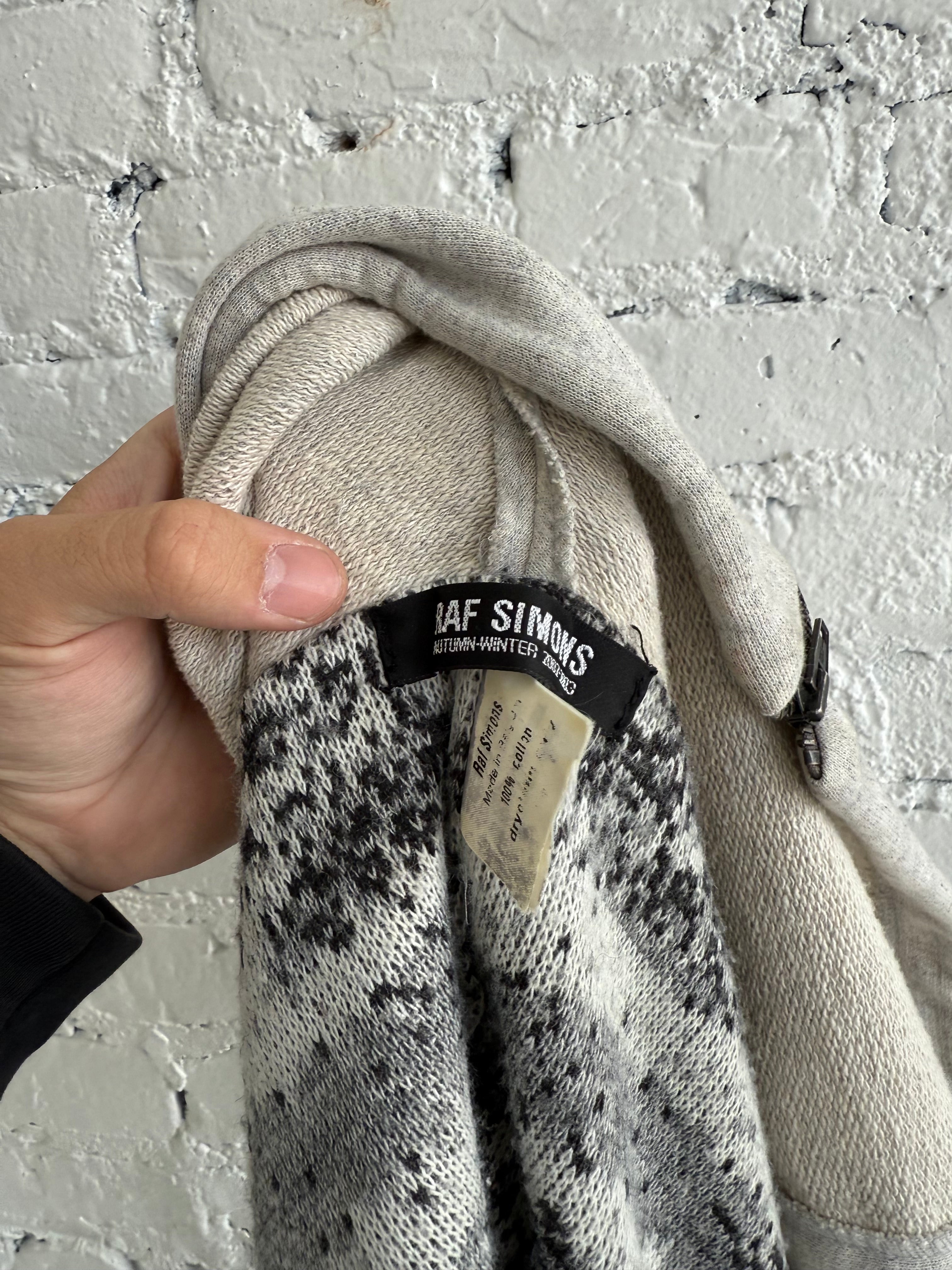 A/W 02-03 RAF SIMONS 'DIGI CAMO' HOODED SCARF – Lost Files NYC