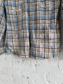 S/S 2016 SAINT LAURENT ‘SURF SOUND’ BLEACHED PLAID FLANNEL