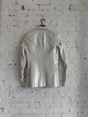 DIOR HOMME METALLIC SILVER BLAZER